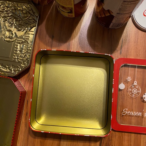 Storage and gift tins♻️ (6 total) Assorted Size, Brands, and Shapes - Picture 6 of 11